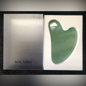 Solaris Laboratories Gua Sha Green Facial Massager NIB